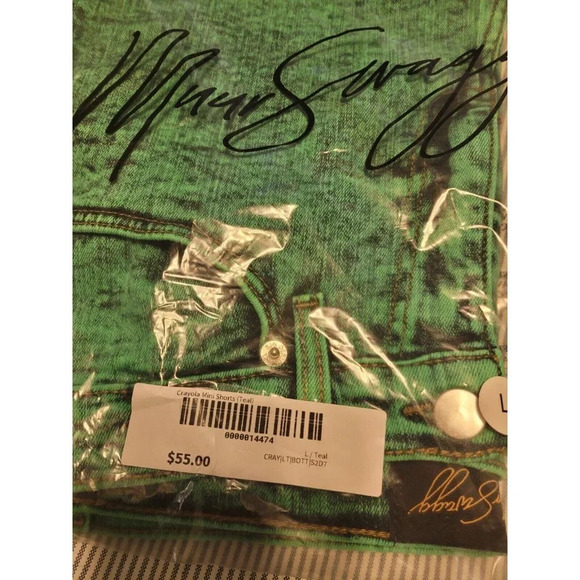 Teal Womens Shorts - Size Large - MuurSwag - NWT - Picture 16 of 16